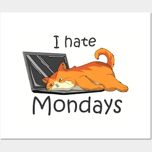 I hate mondays Posters and Art